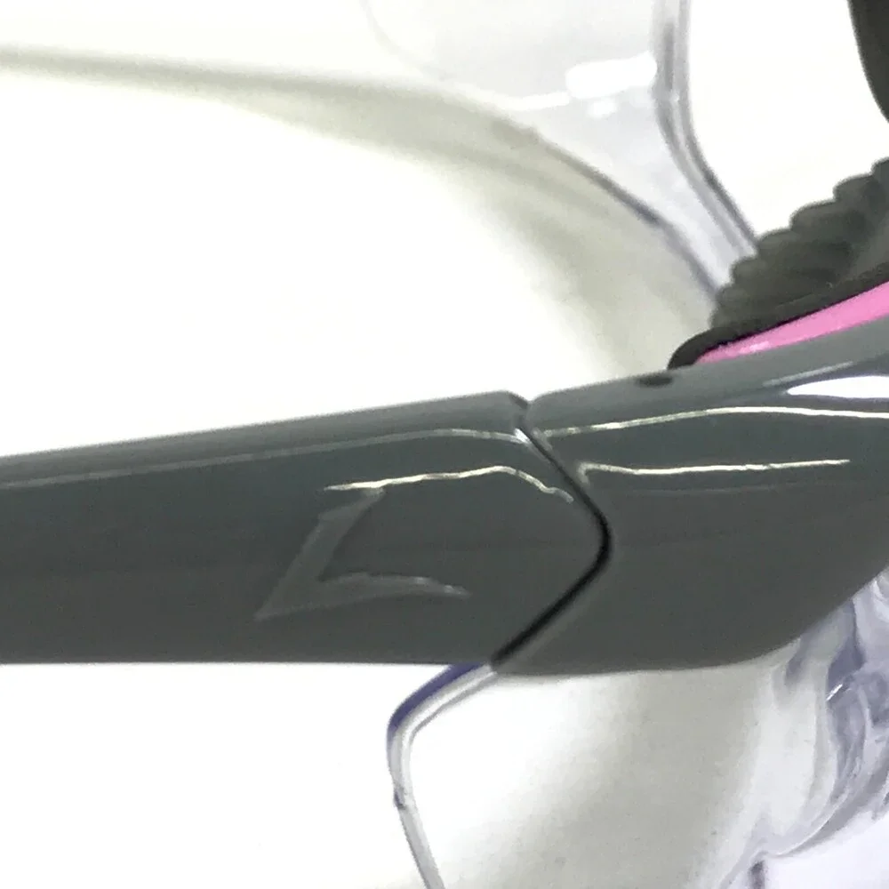 OnGuard Safety Goggles Eyeglasses Frames OG220S Gray Pink Clear Z87-2 55-15-130